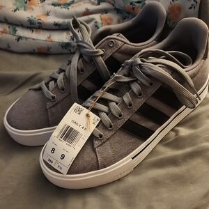 Adidas Gray and Black Men's Sneakers